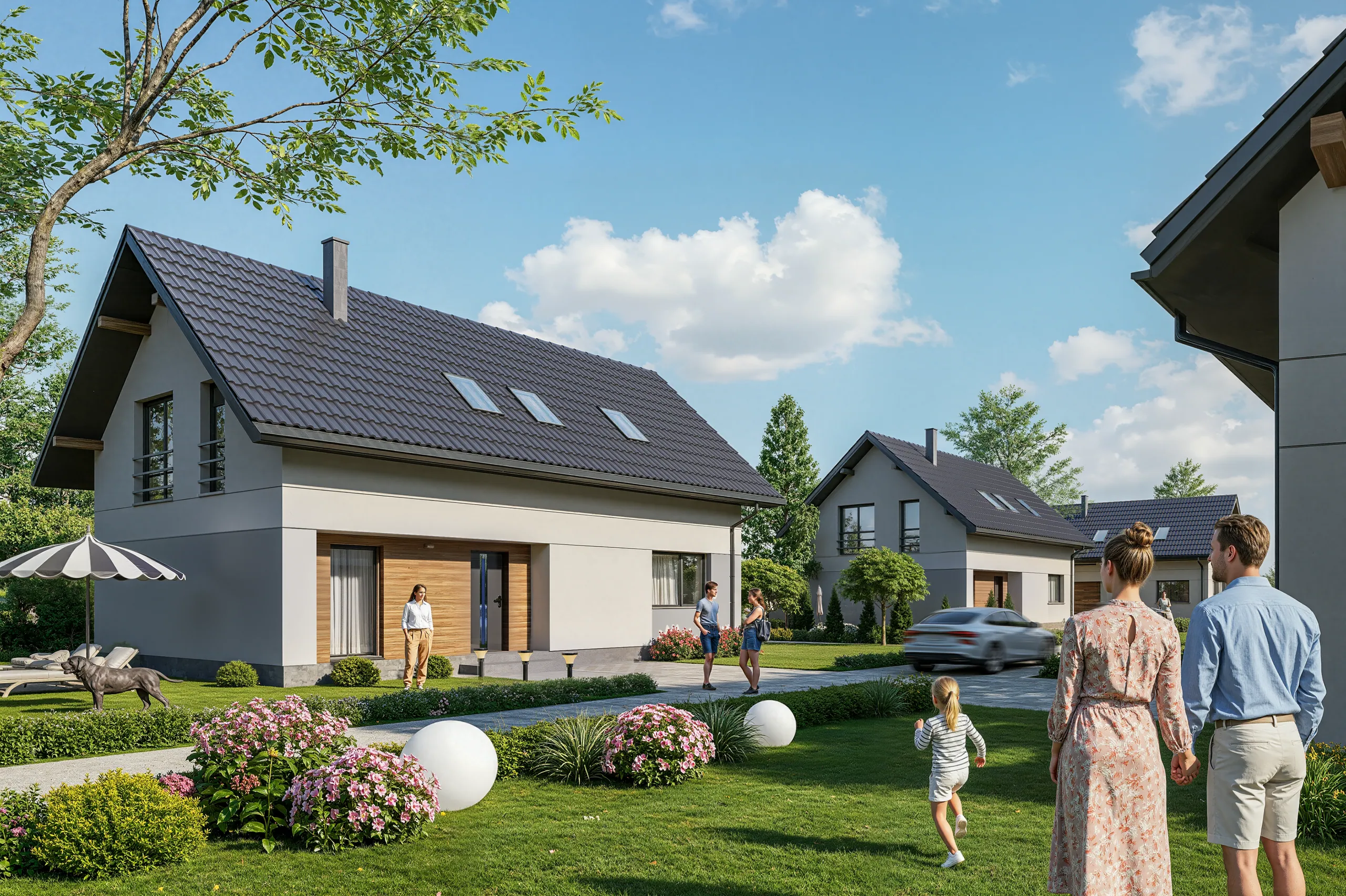 Osiedle Bańdy - nowoczesne domy jednorodzinne